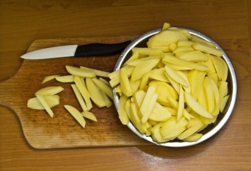 french fries potato vegetables