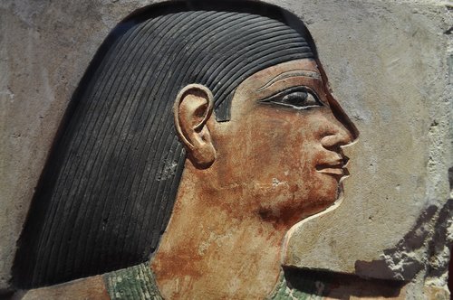 fresco  egypt  tutankamon