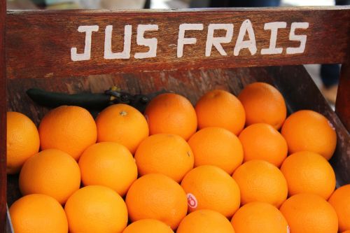 fresh juice orange fruit