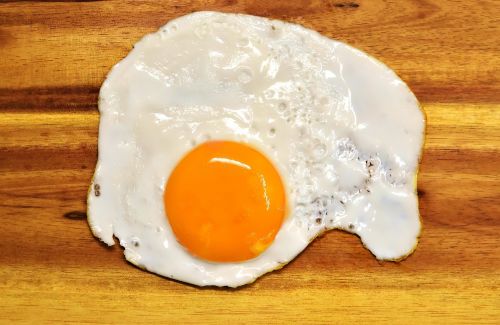 fried egg yolk protein