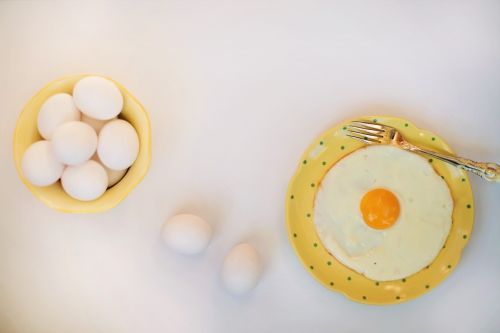fried egg breakfast eggs