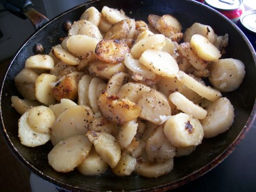 fried potatoes potatoes chip potatoes