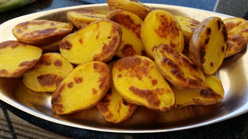 fried potatoes  food