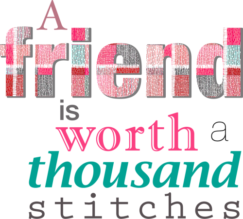 friend friendship stitches