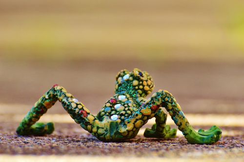 frog abstract mosaic