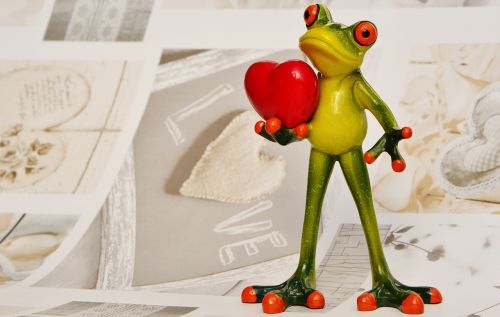 frog love valentine's day