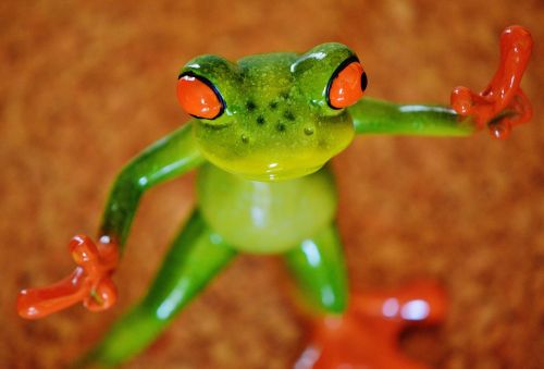 frog funny figure