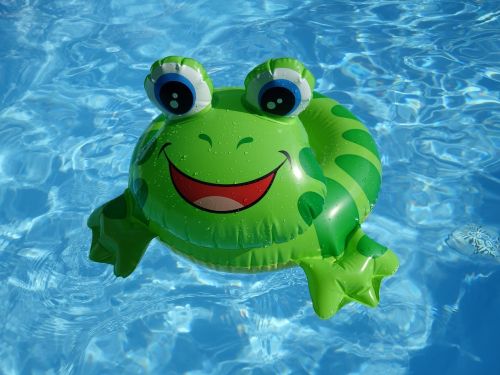 frog float plastic