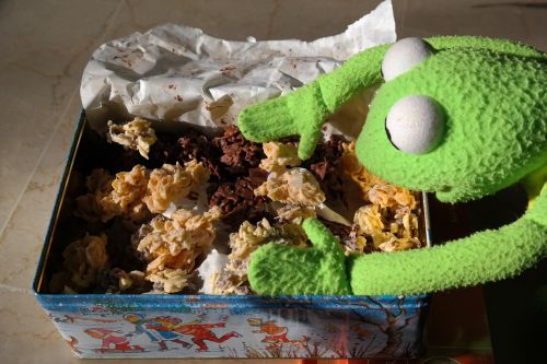 frog kermit cookie