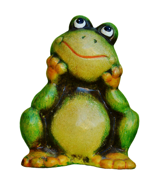 frog figure funny