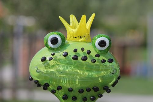 frog glass art