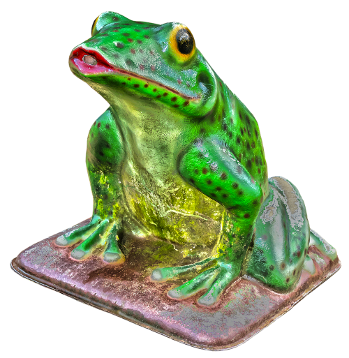 frog green figure