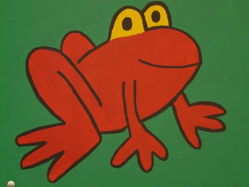 frog cartoon character drawing