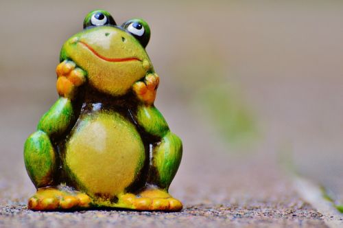 frog figure funny