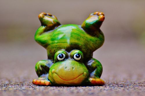 frog figure funny