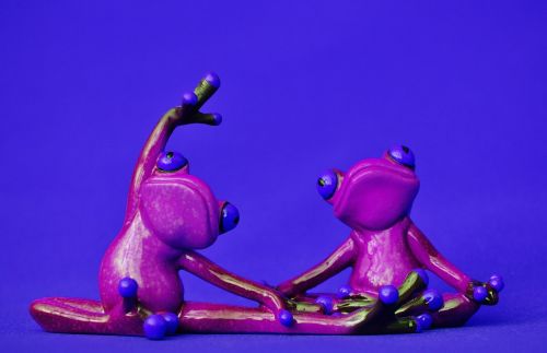 frogs figure yoga