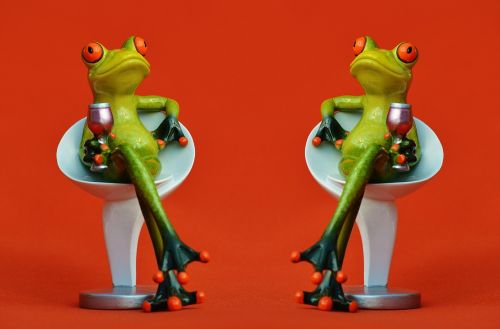 frogs chair together