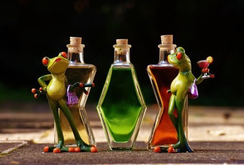 frogs chicks beverages