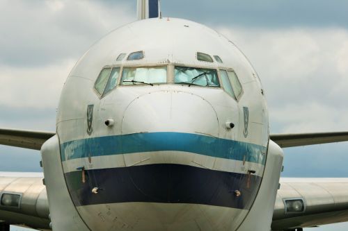 Front View Of B-707