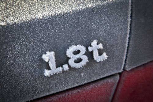 frost car winter