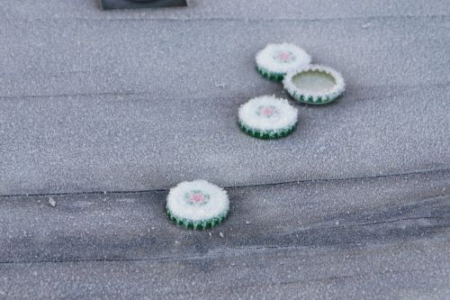 frost bottle tops icy