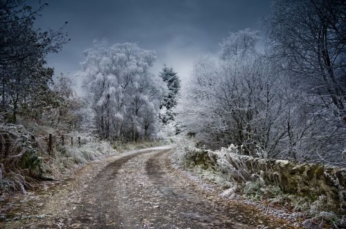 frost scotland winter