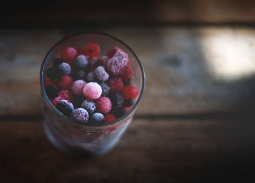 frozen food berries food