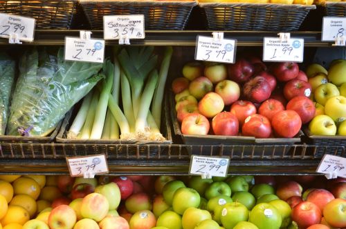 fruit vegetables supermarket