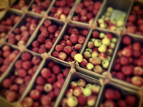 fruit market apple