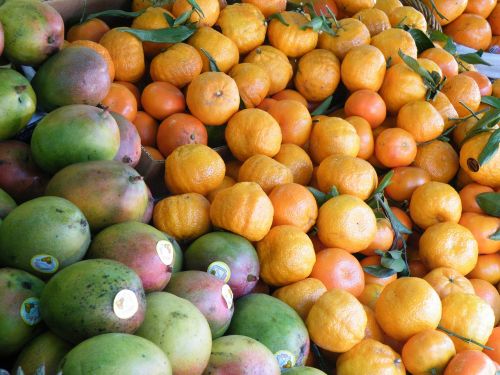fruit stall mango