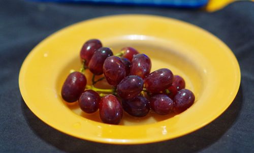 grapes fruit dish