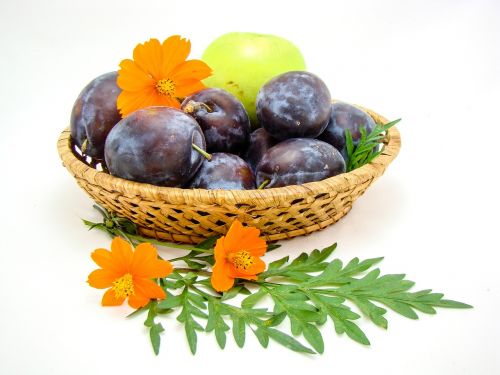 fruit basket flowers