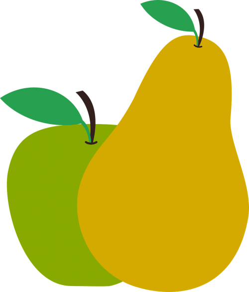 fruit pear apple