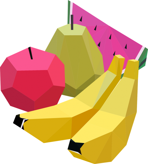 fruit pear banana