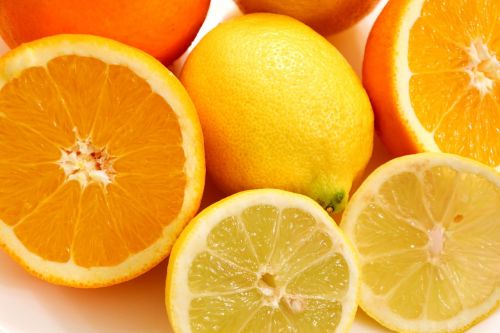 fruit oranges lemons