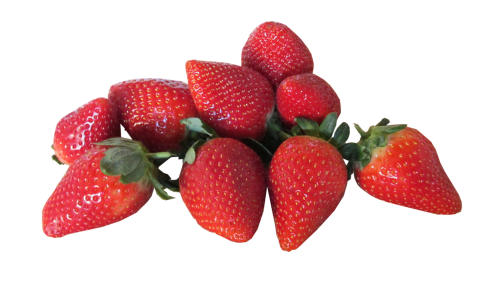 fruit strawberries cut