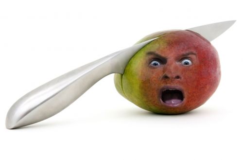 fruit knife mango