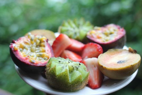 fruit kiwi passion fruit