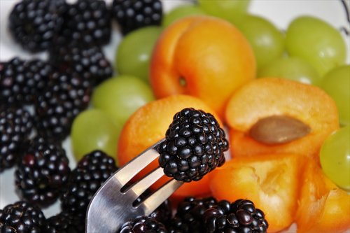 fruit  black raspberry  ripe fruit
