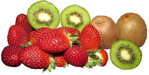 fruit  food  strawberries