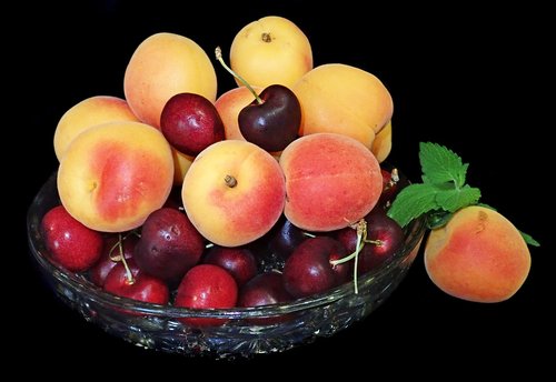 fruit  apricots  cherries