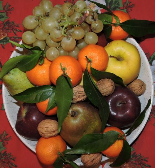 fruit tray apple
