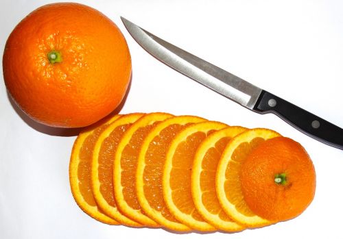 fruit orange discs