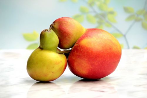 fruit apple apple couple