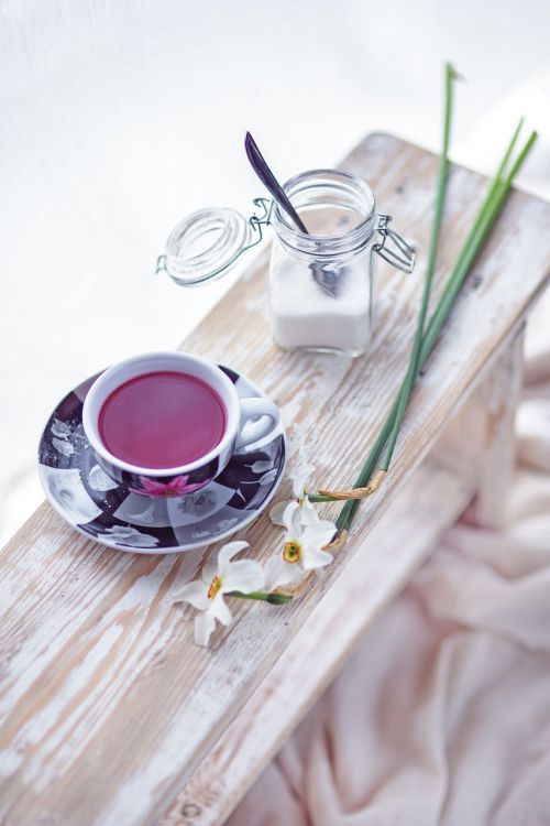 fruit tea flowers