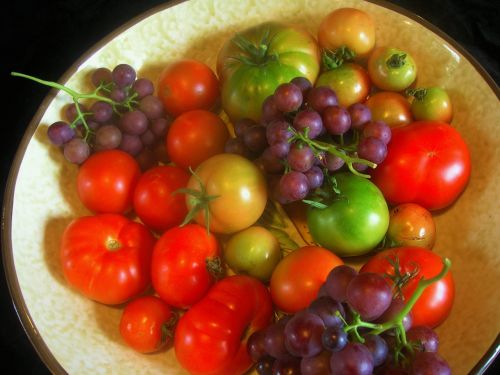 fruit bowl vegetables fruits