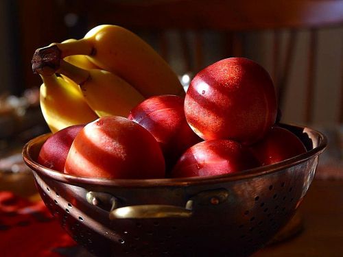 fruit bowl apple bananas