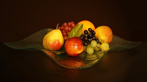 fruit bowl  fruit  dessert