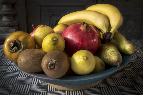 fruit bowl  fruit  vitamins