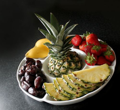 fruit bowl fruits pineapple